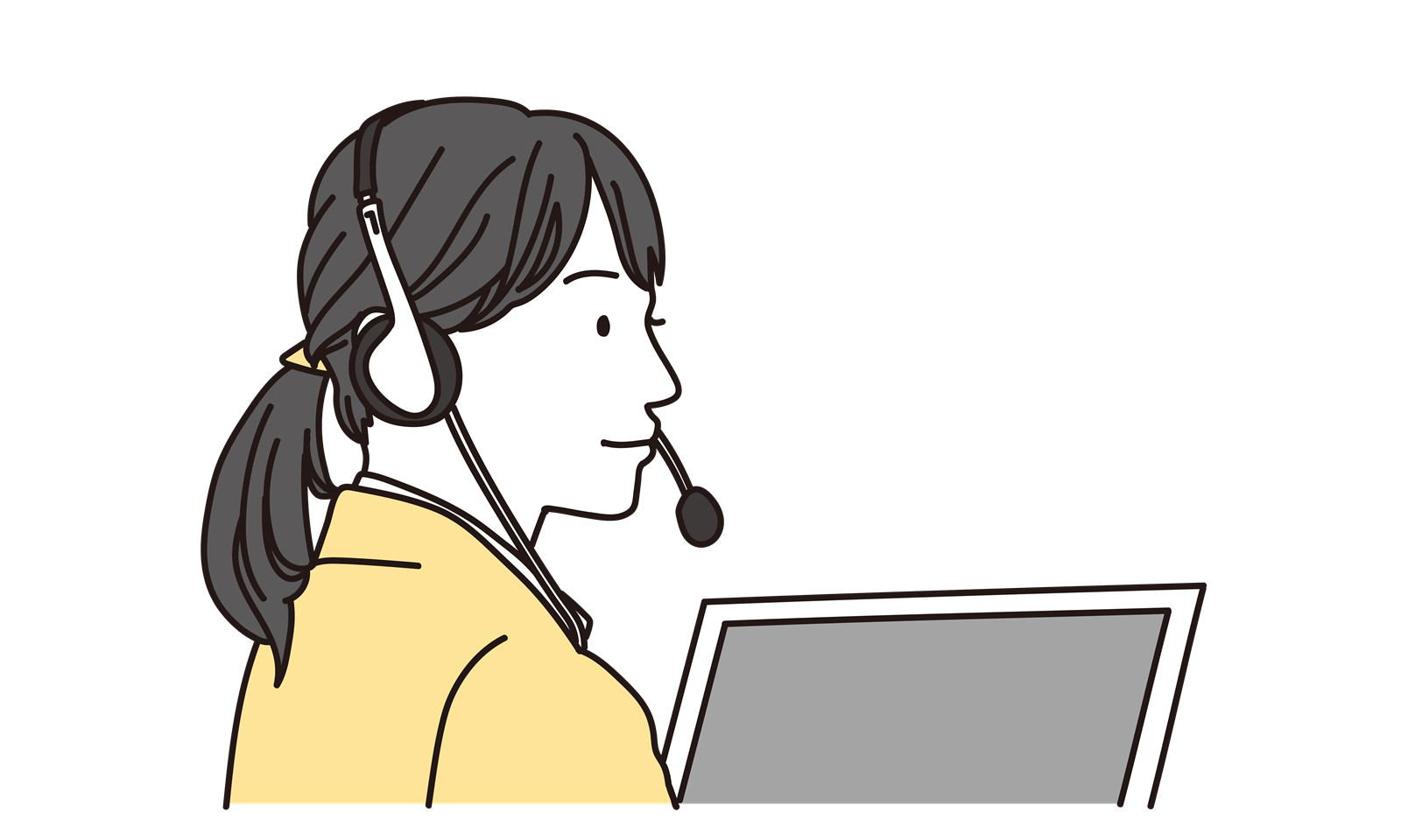 コールセンター女性イメージ